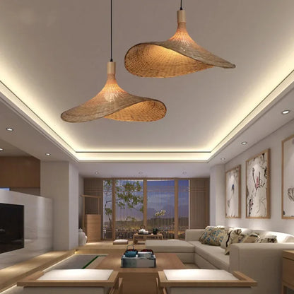 NatureRay | Bamboo Pendant Lamp – Handcrafted Design & Gentle Light
