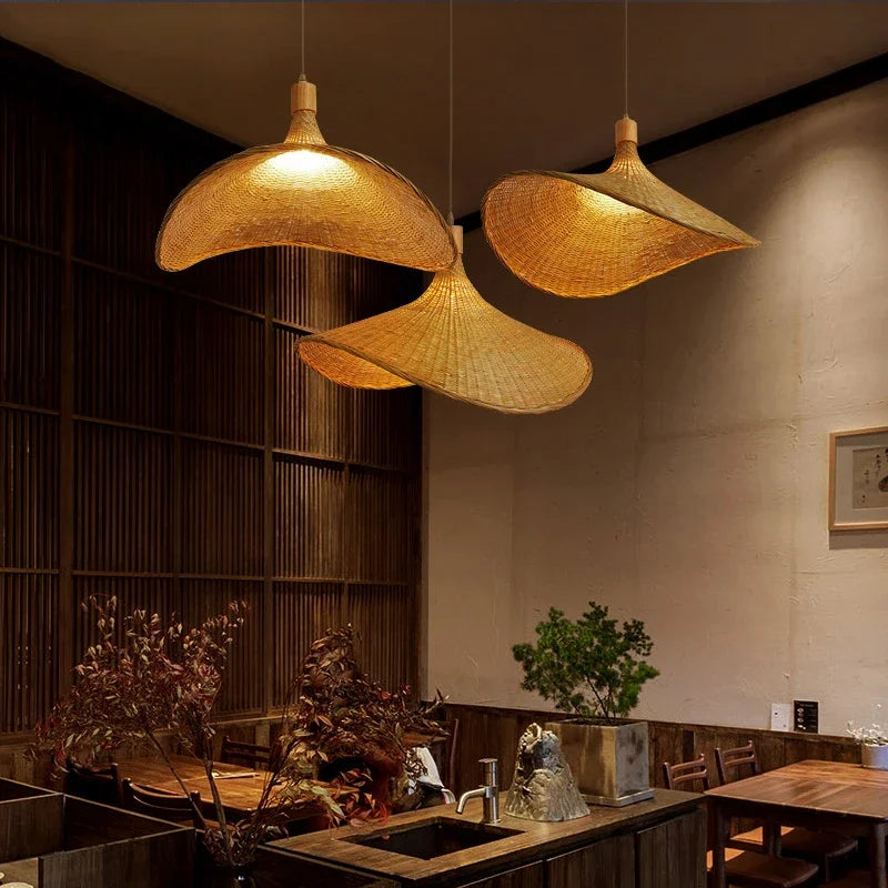 NatureRay | Bamboo Pendant Lamp – Handcrafted Design & Gentle Light