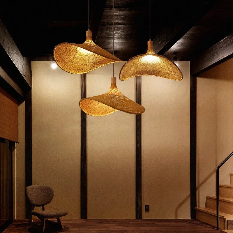 NatureRay | Bamboo Pendant Lamp – Handcrafted Design & Gentle Light