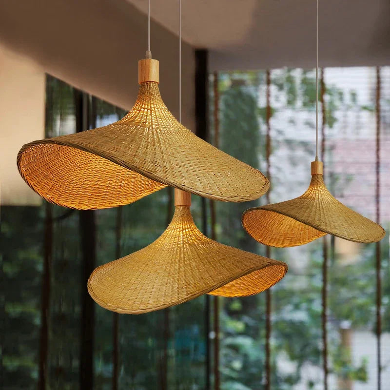 NatureRay | Bamboo Pendant Lamp – Handcrafted Design & Gentle Light