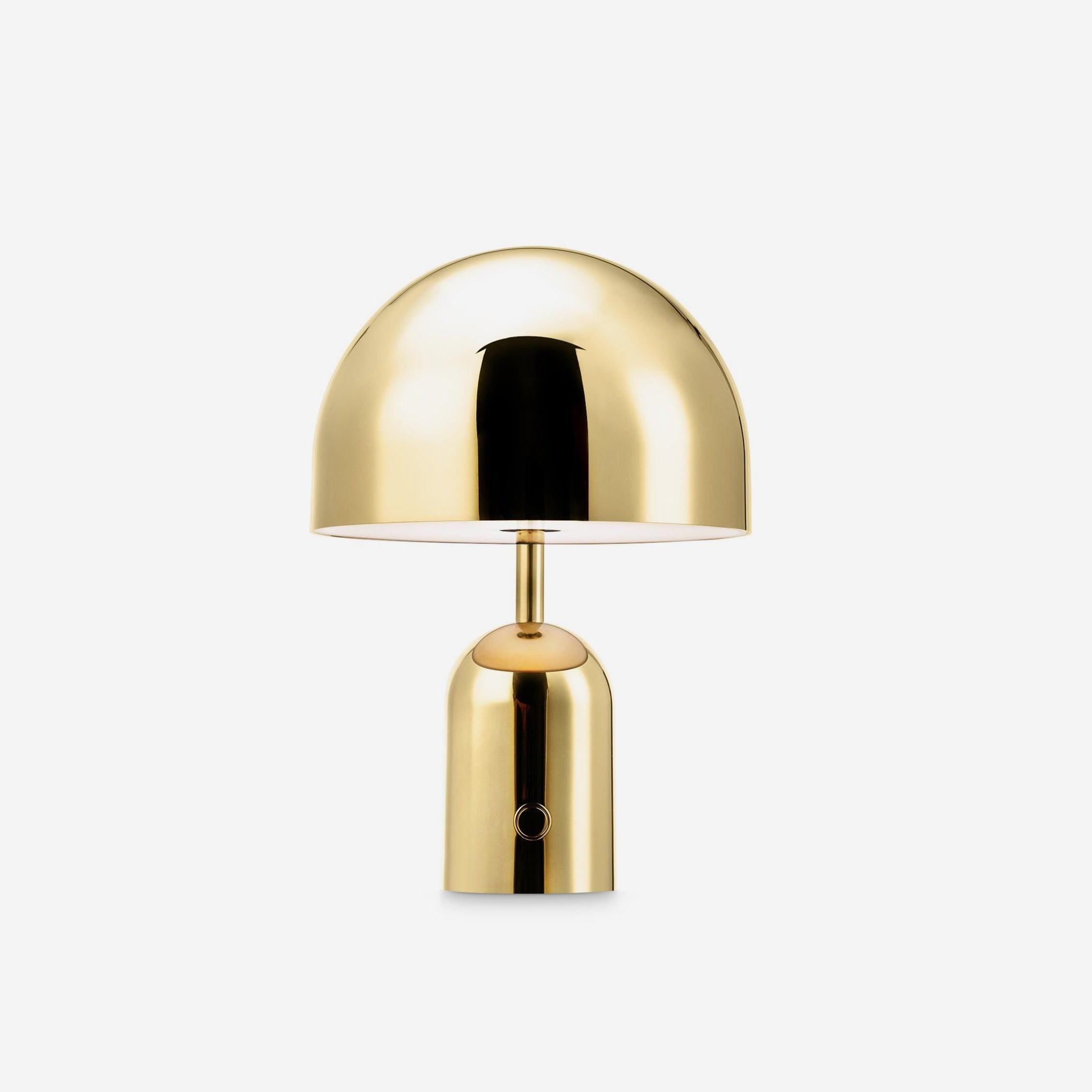 Brulee - Modern Portable Table Lamp with Integrated LED & USB Port, Gold