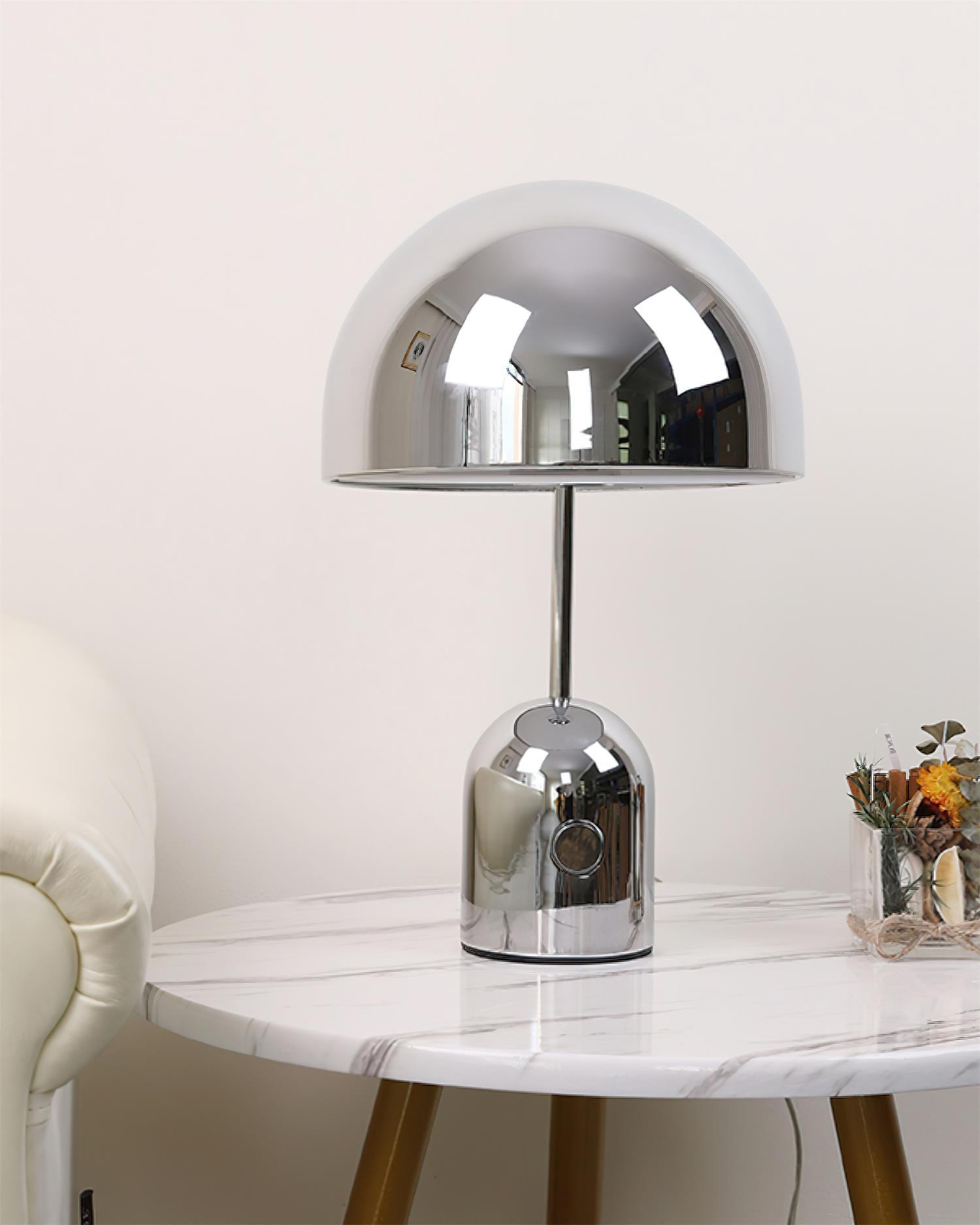 Brulee - Modern Portable Table Lamp with Integrated LED & USB Port, Gold