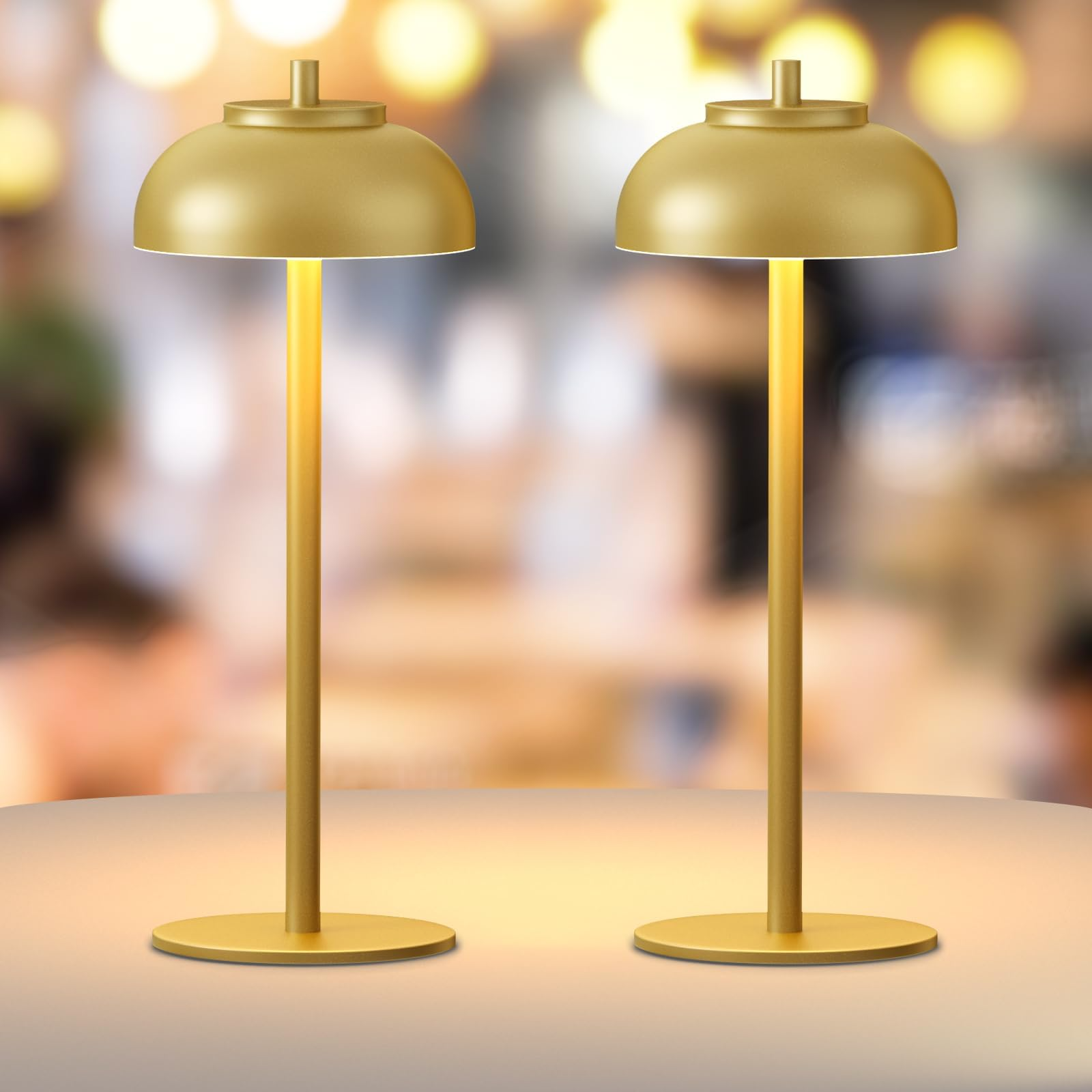 LumeAura | Wireless Table Lamp – Touch Control Light