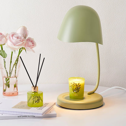 Elegant Eggshell Candle Warmer Lamp with Adjustable Neck for Scented Wax