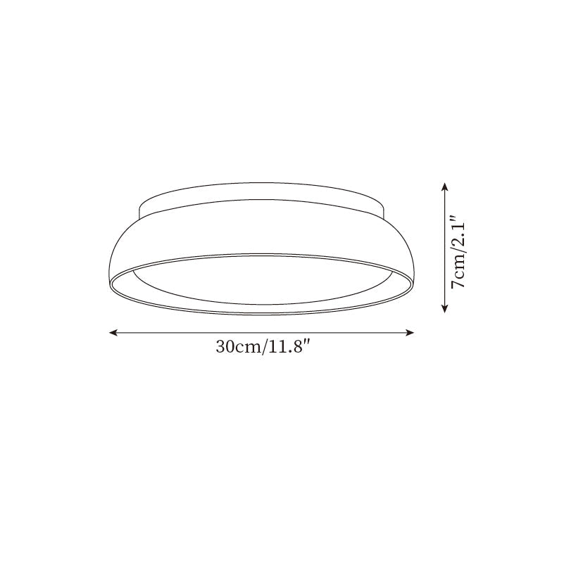 Elegant Flush Mount Ceiling Light - Natural Travertine Design with LED