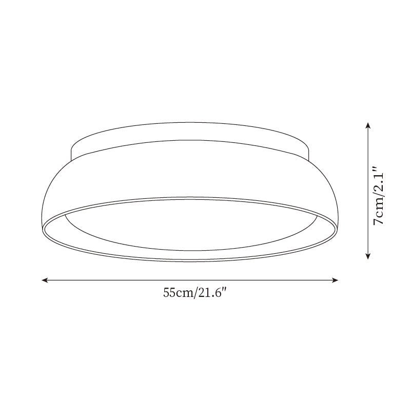 Elegant Flush Mount Ceiling Light - Natural Travertine Design with LED