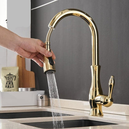 StreamFlex | Pull-Out Kitchen Tap – Modern Flexibility & Sleek Design
