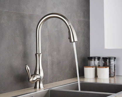 StreamFlex | Pull-Out Kitchen Tap – Modern Flexibility & Sleek Design
