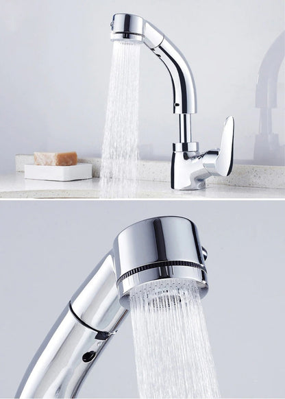 StreamLuxe | Adjustable Bathroom Tap – Pull-Out Design for Modern Flexibility