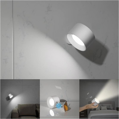 AuraFlex | Glow Wireless Wall Lamp – 360° Touch LED Lighting