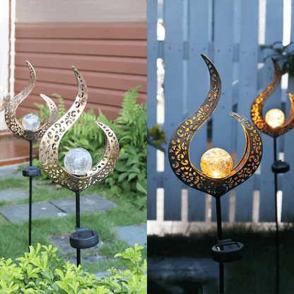 SolarVista | Solar Garden Lamp Set – Warm Flame Glow & Wire-Free