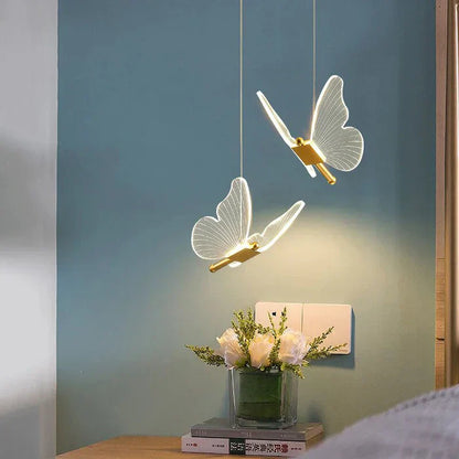 LustraAir | LED Ceiling Light – Elegant Wings and Serene Light