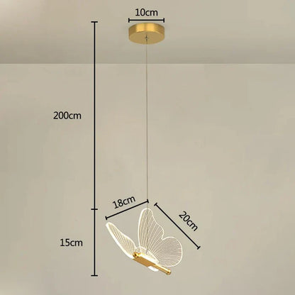 LustraAir | LED Ceiling Light – Elegant Wings and Serene Light