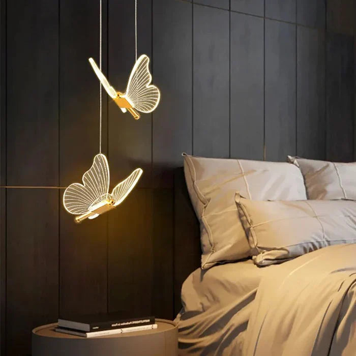 LustraAir | LED Ceiling Light – Elegant Wings and Serene Light