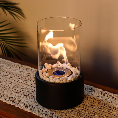 EmberLuxe Table Fireplace – Smoke-Free Bioethanol Indoor Flame