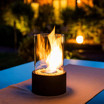 EmberLuxe Table Fireplace – Smoke-Free Bioethanol Indoor Flame