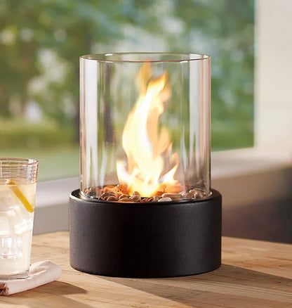 EmberLuxe Table Fireplace – Smoke-Free Bioethanol Indoor Flame