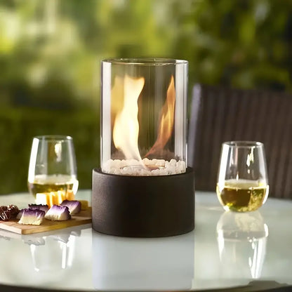 EmberLuxe Table Fireplace – Smoke-Free Bioethanol Indoor Flame
