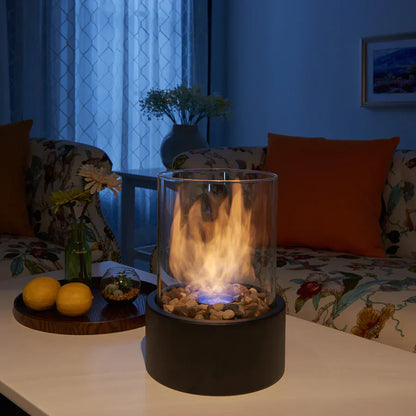 EmberLuxe Table Fireplace – Smoke-Free Bioethanol Indoor Flame