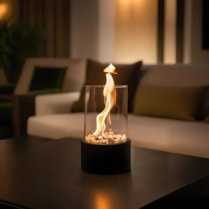 EmberLuxe Table Fireplace – Smoke-Free Bioethanol Indoor Flame