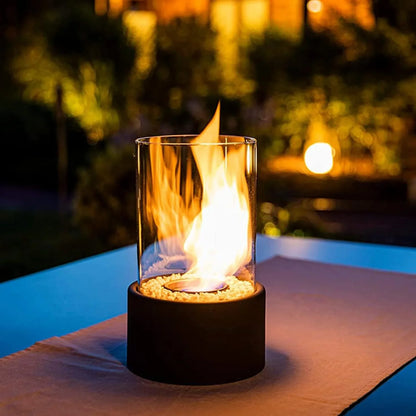EmberLuxe Table Fireplace – Smoke-Free Bioethanol Indoor Flame