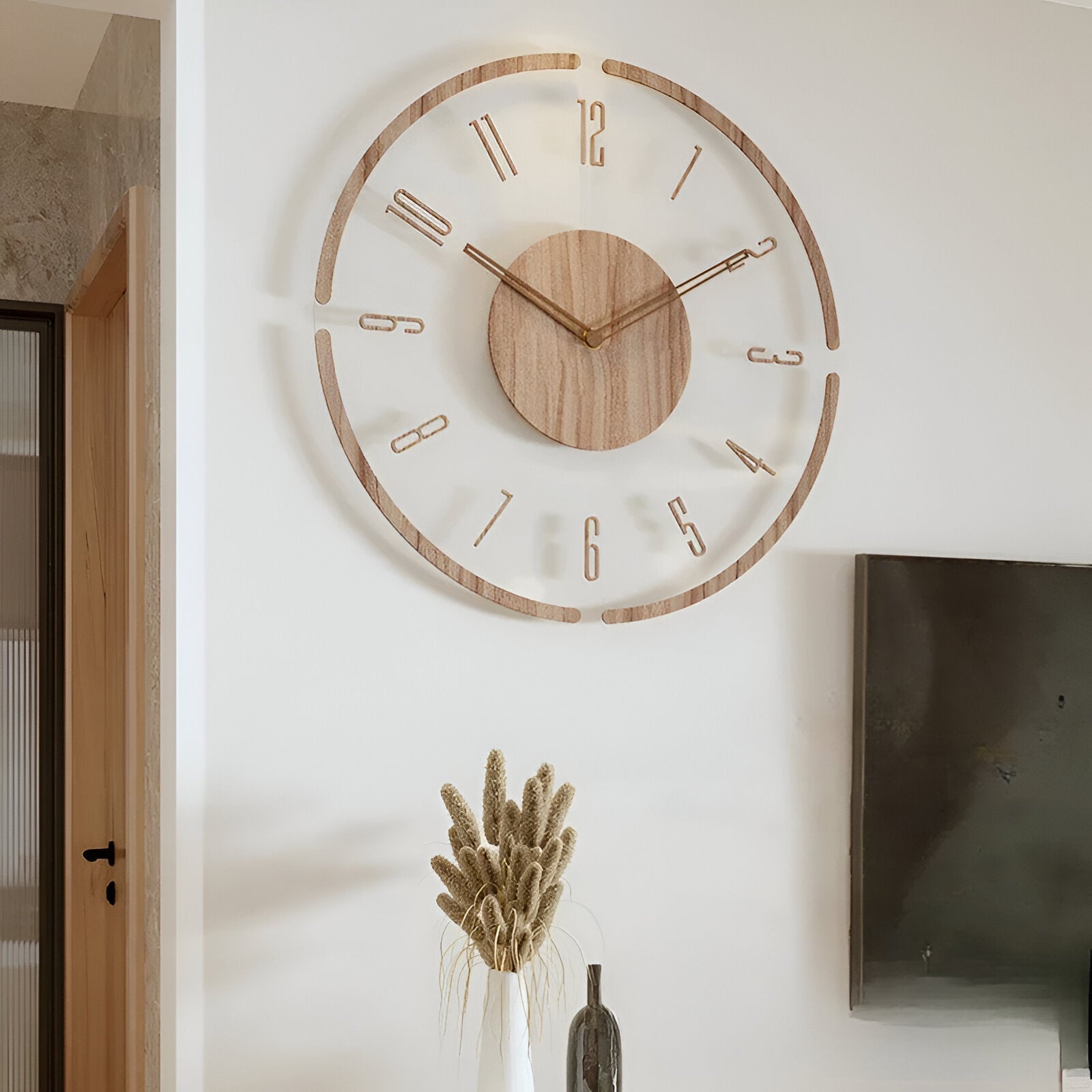 WoodLuxe | Wall Clock – Quiet Elegance for Contemporary Spaces