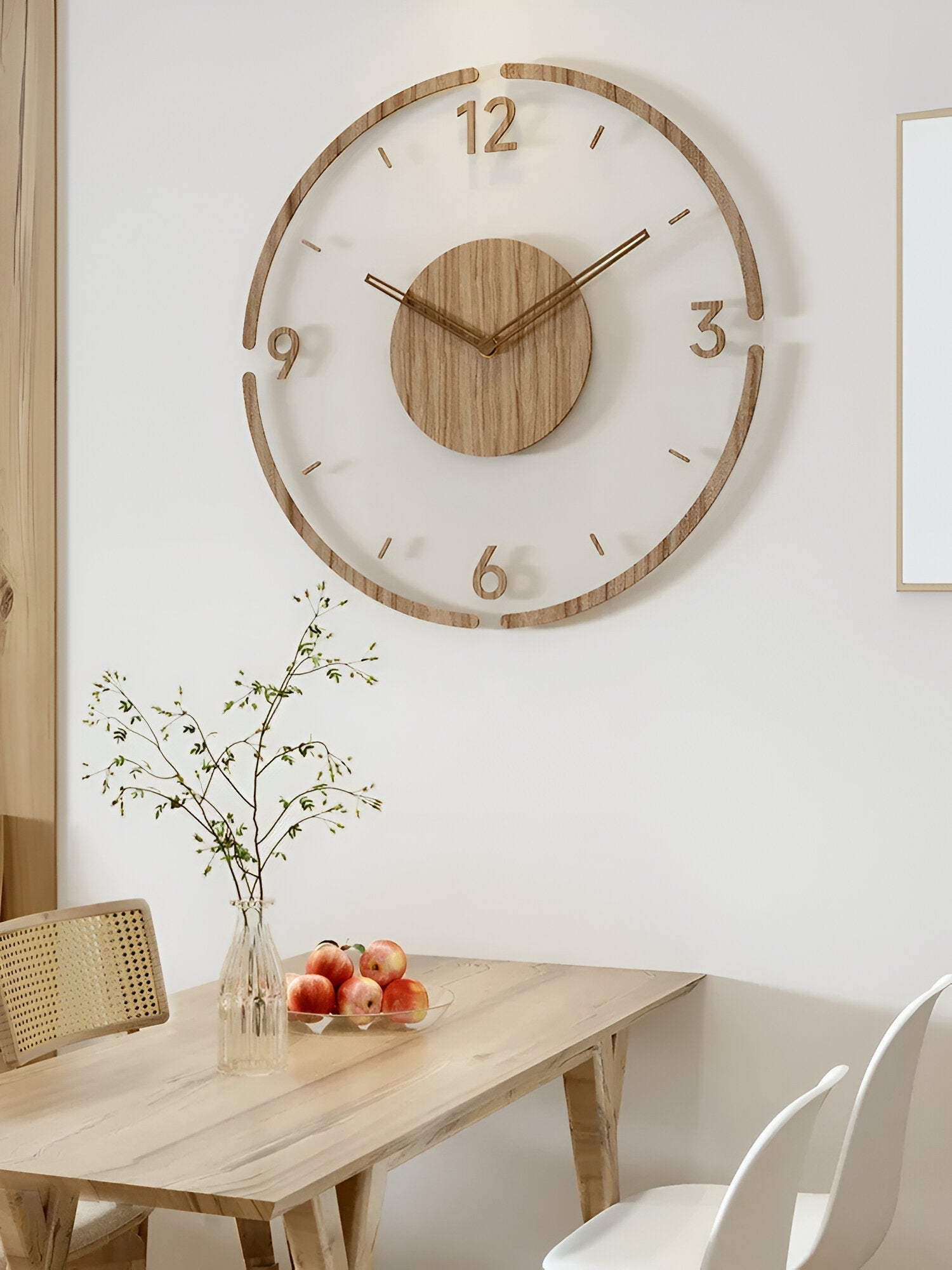 WoodLuxe | Wall Clock – Quiet Elegance for Contemporary Spaces