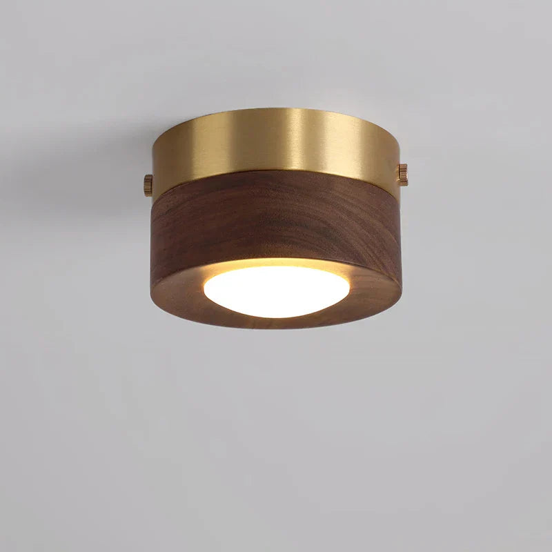 GlowTimber | Ceiling Lamp – Elegant Light in Natural Tones