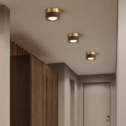 GlowTimber | Ceiling Lamp – Elegant Light in Natural Tones
