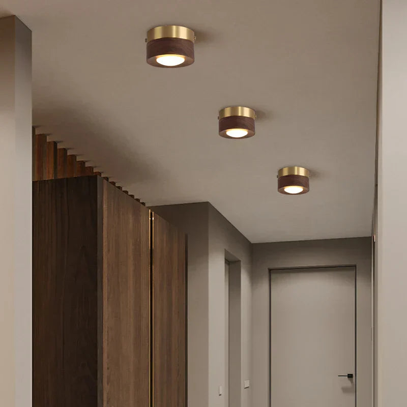 GlowTimber | Ceiling Lamp – Elegant Light in Natural Tones