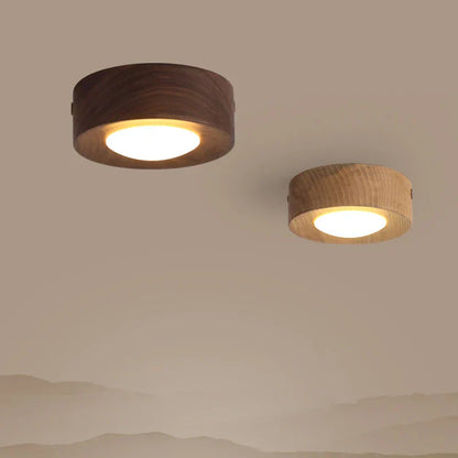 GlowTimber | Ceiling Lamp – Elegant Light in Natural Tones
