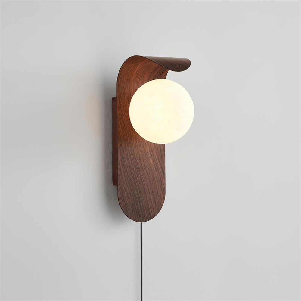 Modern Frosted Acrylic Globe Wall Lamp - Damp Rated Sconce for Indoor/Outdoor Use