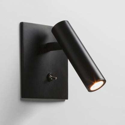 Modern Micro Square Switched Wall Sconce - Integrated LED Indoor Lighting