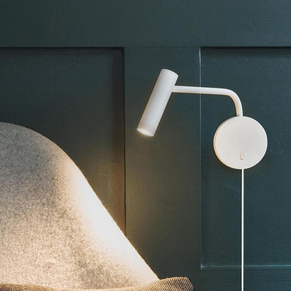 Modern Plug-In Wall Lamp - Adjustable LED Wall Sconce Lighting in Multiple Finishes