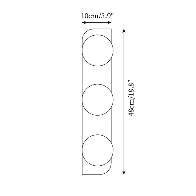 Neptune Travertine Wall Lamp - Minimalist Natural Stone Sconce Light for Bathroom & Interior Decor