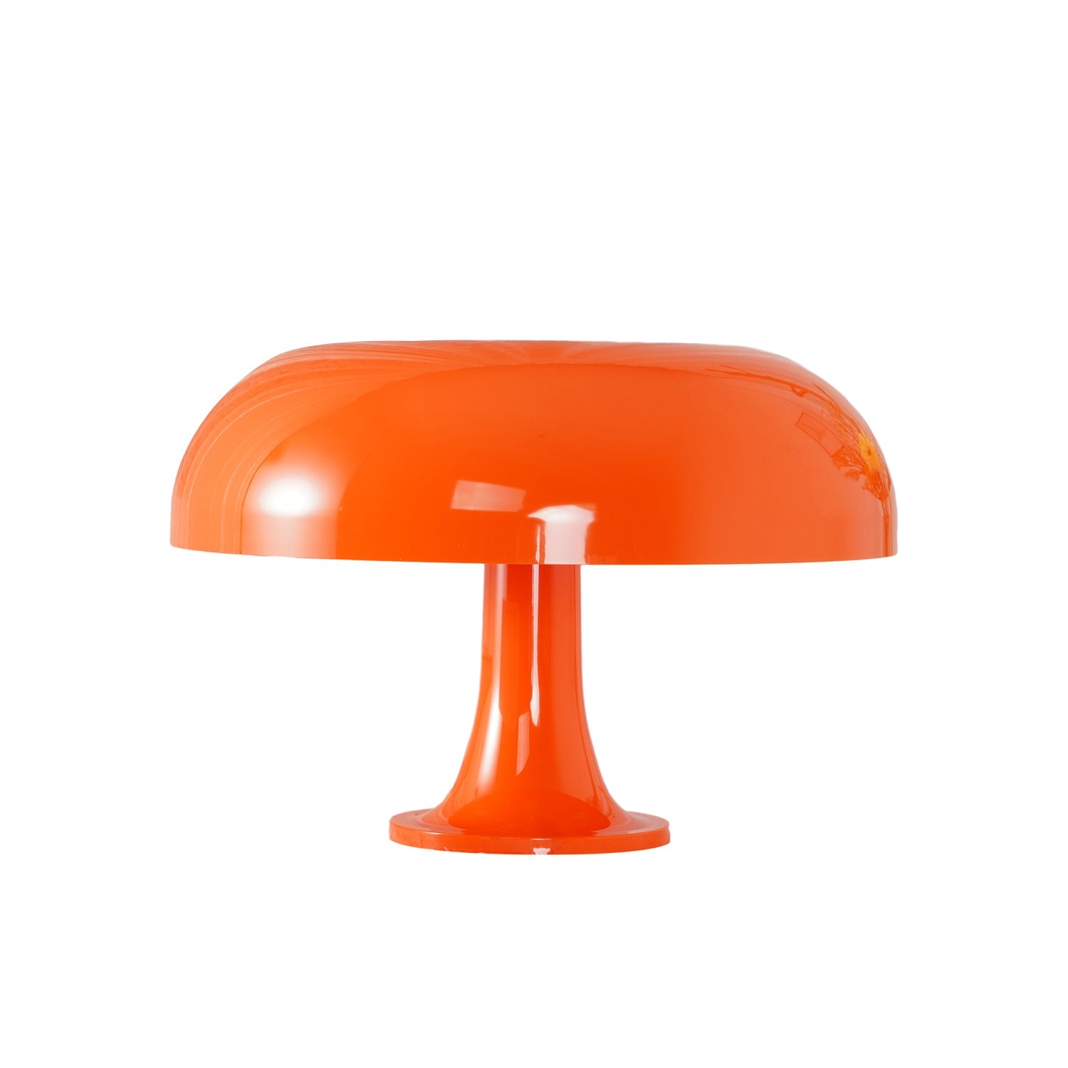 Nesso Modern Table Lamp - Iconic ABS Design in Orange and White for Living Room or Bedroom