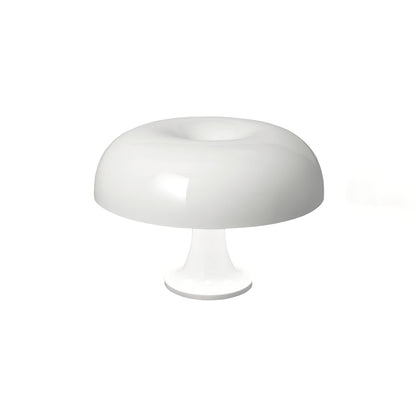 Nesso Modern Table Lamp - Iconic ABS Design in Orange and White for Living Room or Bedroom
