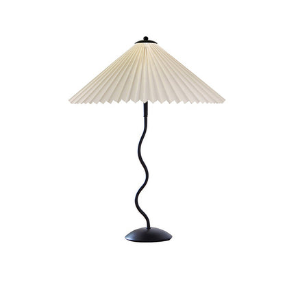 Nordic Style Squiggle Table Lamp - Elegant Curvy Design for Bedroom & Living Room