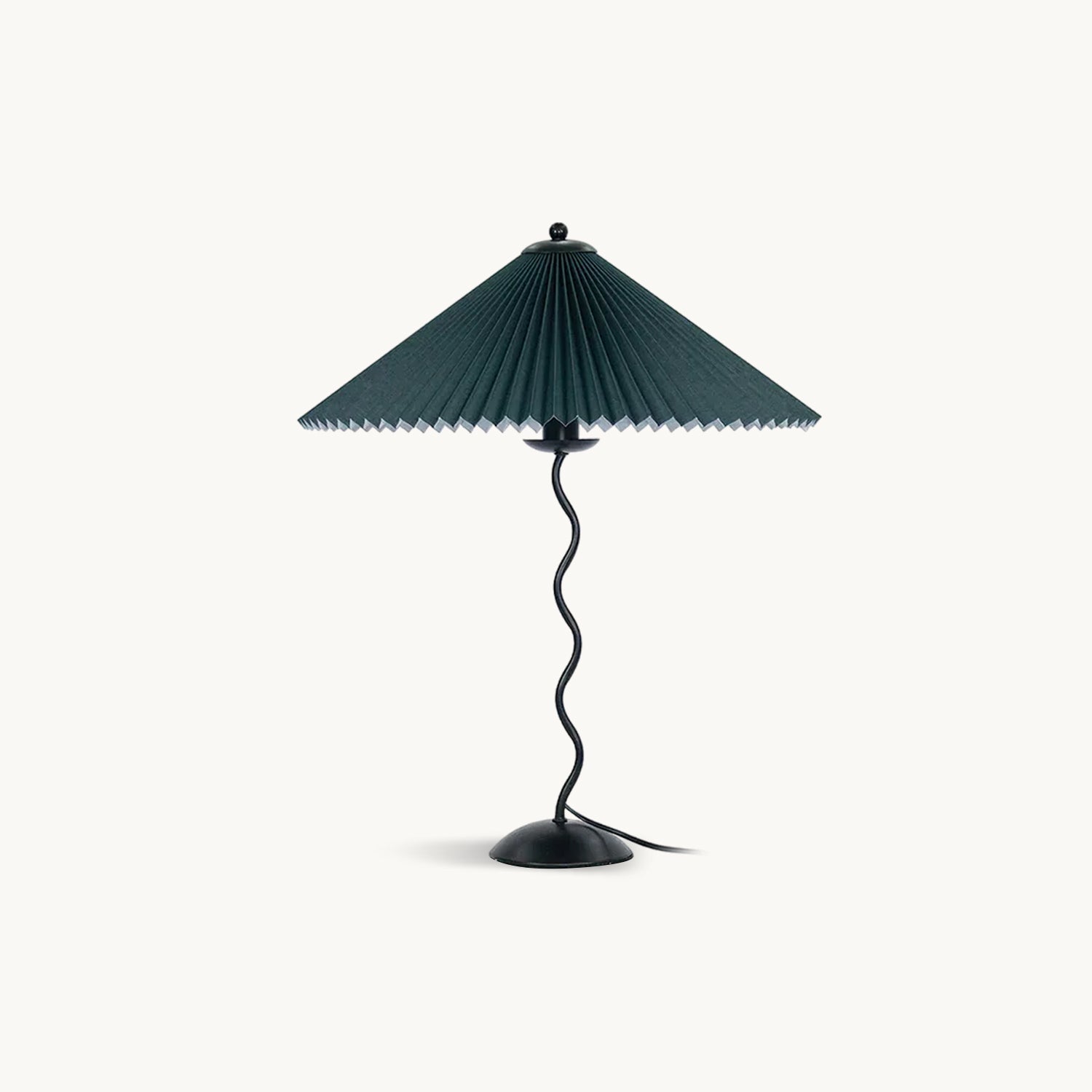Nordic Style Squiggle Table Lamp - Elegant Curvy Design for Bedroom & Living Room