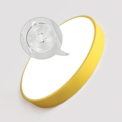 AuraRing | Round Ceiling Light – Soft Pastel LED Glow