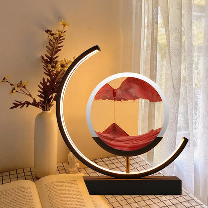 DuneGlow | Sand Lamp – Soothing Rotating Sand Art