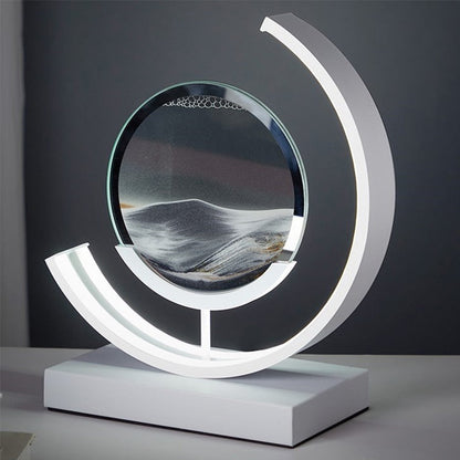 DuneGlow | Sand Lamp – Soothing Rotating Sand Art