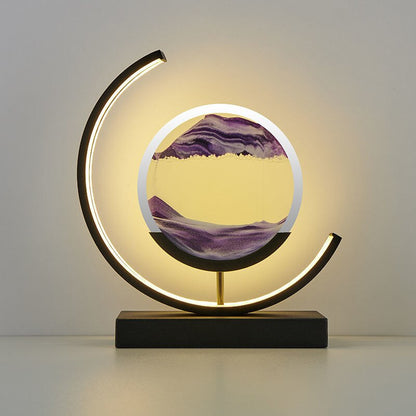 DuneGlow | Sand Lamp – Soothing Rotating Sand Art