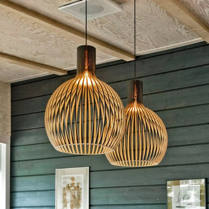 RusticRay | Ceiling Lamp – Natural Soft Light Design