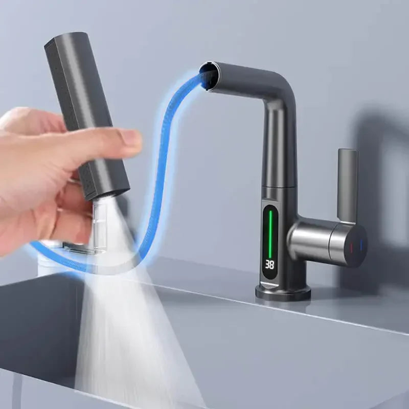 FlowMetric | Kitchen Faucet – Digital Temperature Precision