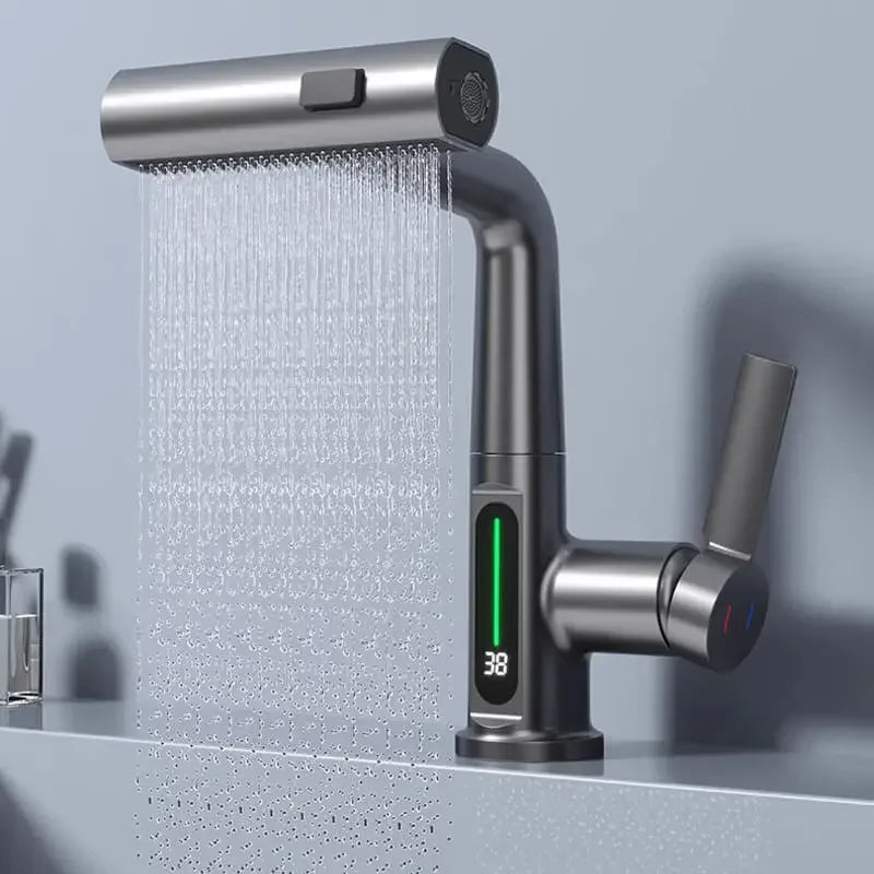 FlowMetric | Kitchen Faucet – Digital Temperature Precision