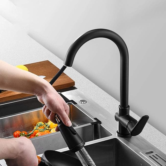 FlowEase | Kitchen Tap – Pull-Out Spray & Touch Sensor Convenience