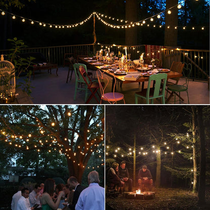 GlowTrail | Outdoor String Lights – Warm LED Glow & Weatherproof Design