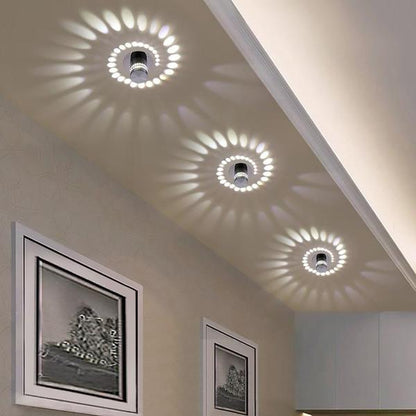 LuxeHelix | Ceiling Light – Sophisticated Twist with LED Control