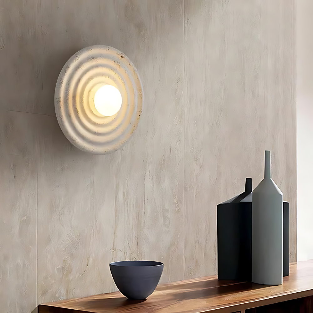 ZenVerve | Wall Lamp – Calm Wabi-Sabi Illumination